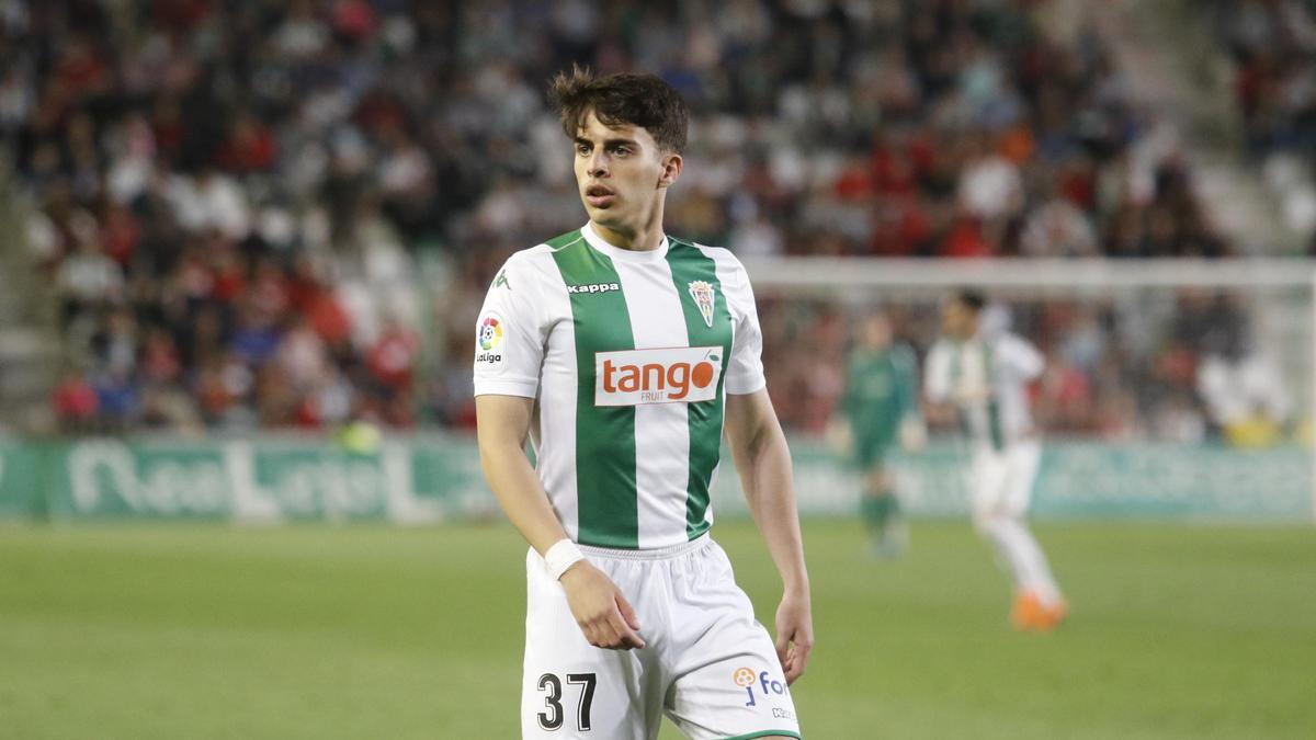 Álvaro Aguado, durante su etapa en el Córdoba CF.