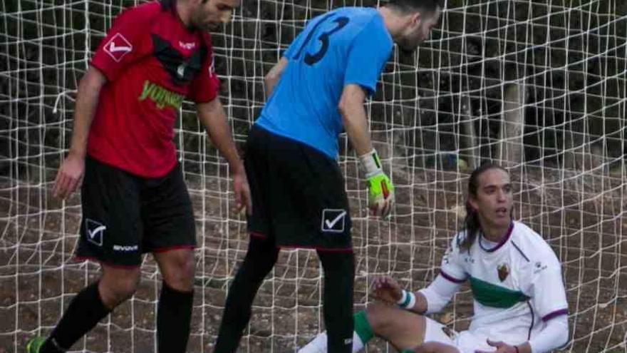 Una imagen del Ilicitano-Quintanar de los octavos de final de la Copa RFEF