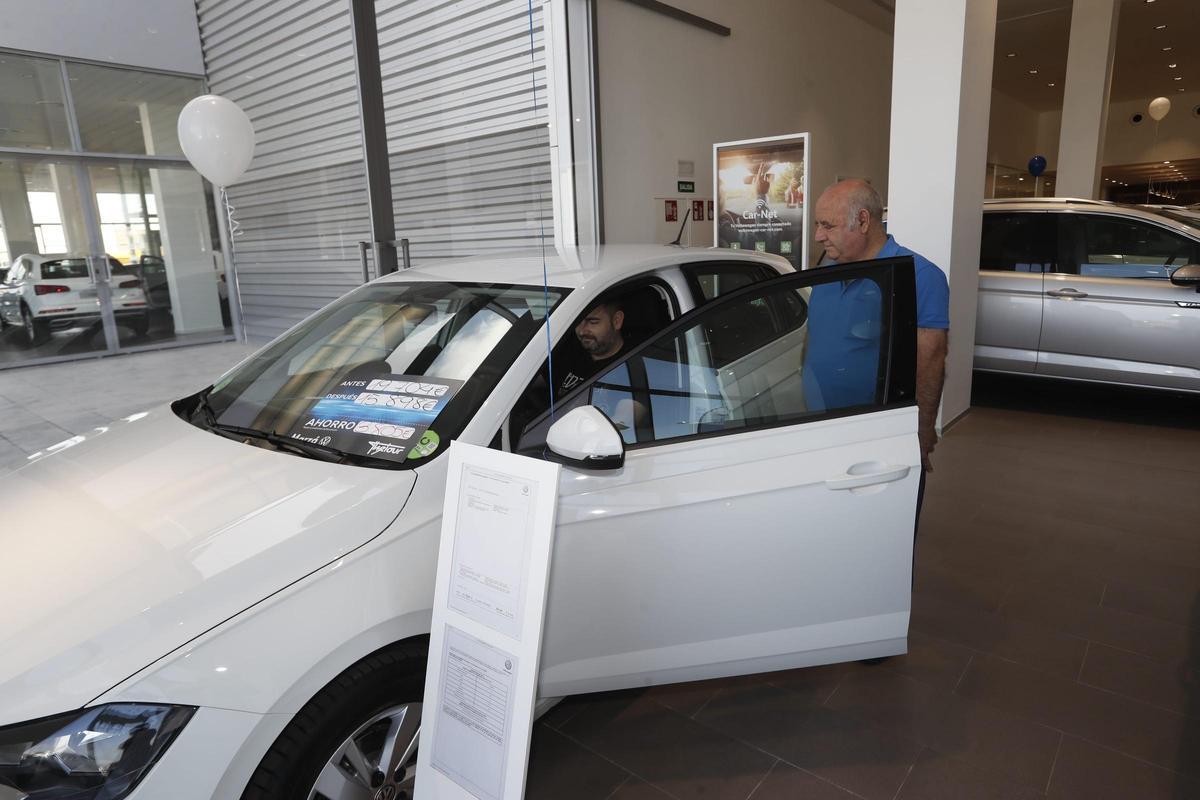 Interior d’un concessionari, en una imatge d’arxiu.