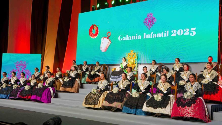 Un momento de la Galania de la reina infantil de la Magdalena 2025, Carla Ibáñez, que tuvo lugar el pasado domingo en el Palau de la Festa