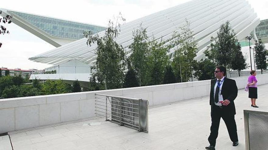 Visera del Palacio de Congresos de Calatrava.