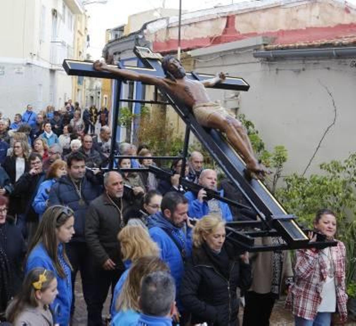 Vía crucis marinero de El Morenet y representación de La Pasión