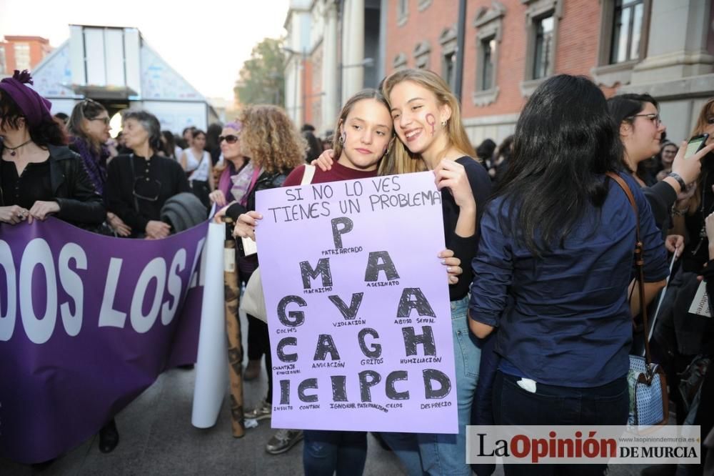 Manifestación en Murcia por el Día Internacional de la Mujer