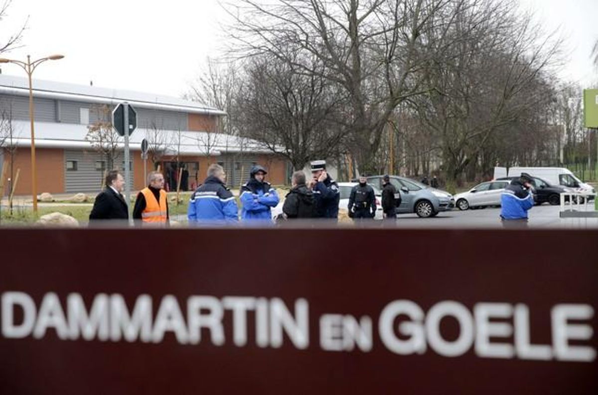 Tensió a Dammartin-en-Goële.