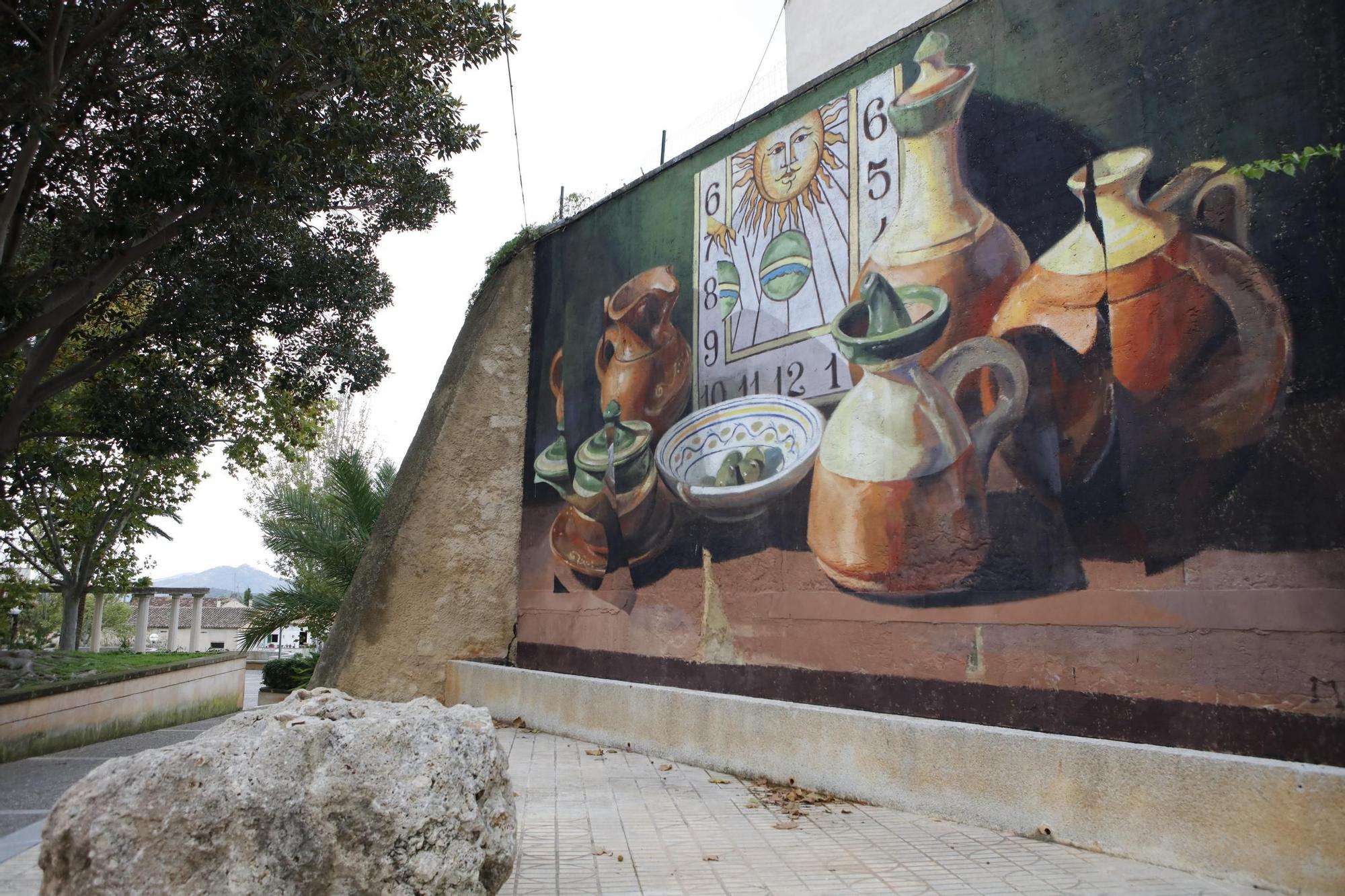 StreetArt in Calvià: knallige Farben, abstrakte Formen und große Gemälde