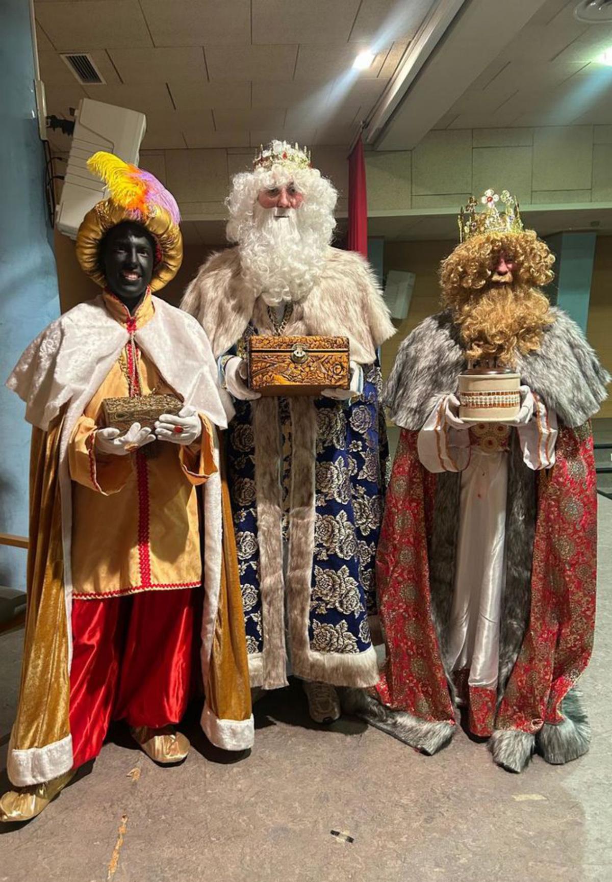 Visita de los Reyes Magos.