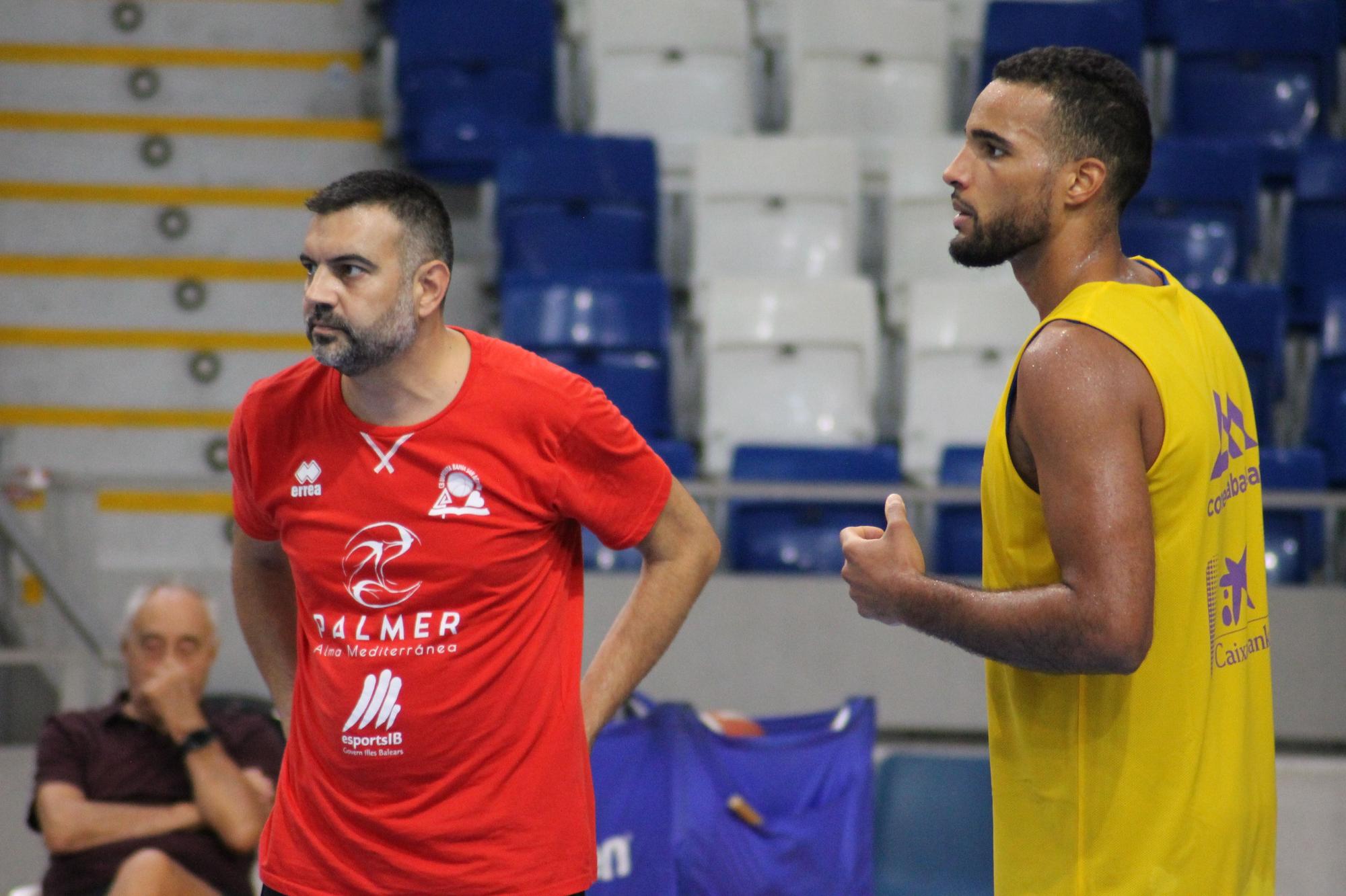 Primer entrenamiento de Yannis Mendy con el Palmer Palma