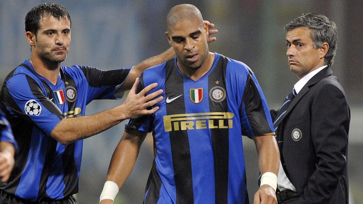 Adriano, en el Inter de Mourinho