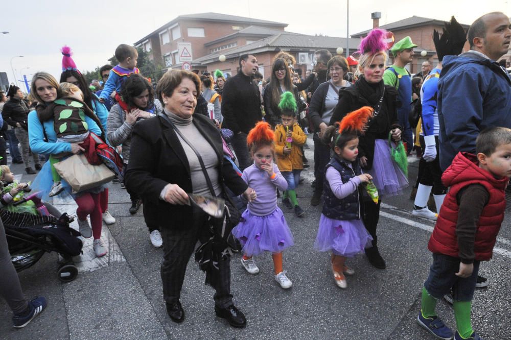 Un instante del carnaval en El Pla