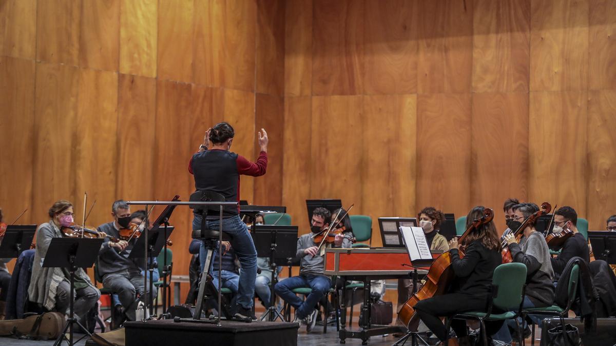 Un ensayo de la OSCE esta semana en el Gran Teatro de Elche.