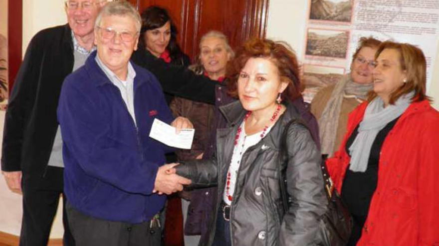 Donativo para la asociación de discapacitados