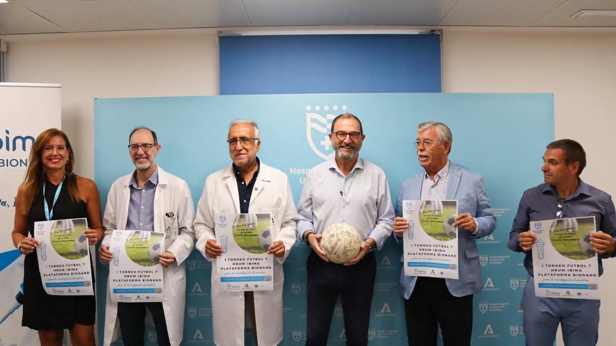 Presentación del torneo benéfico de fútbol 7