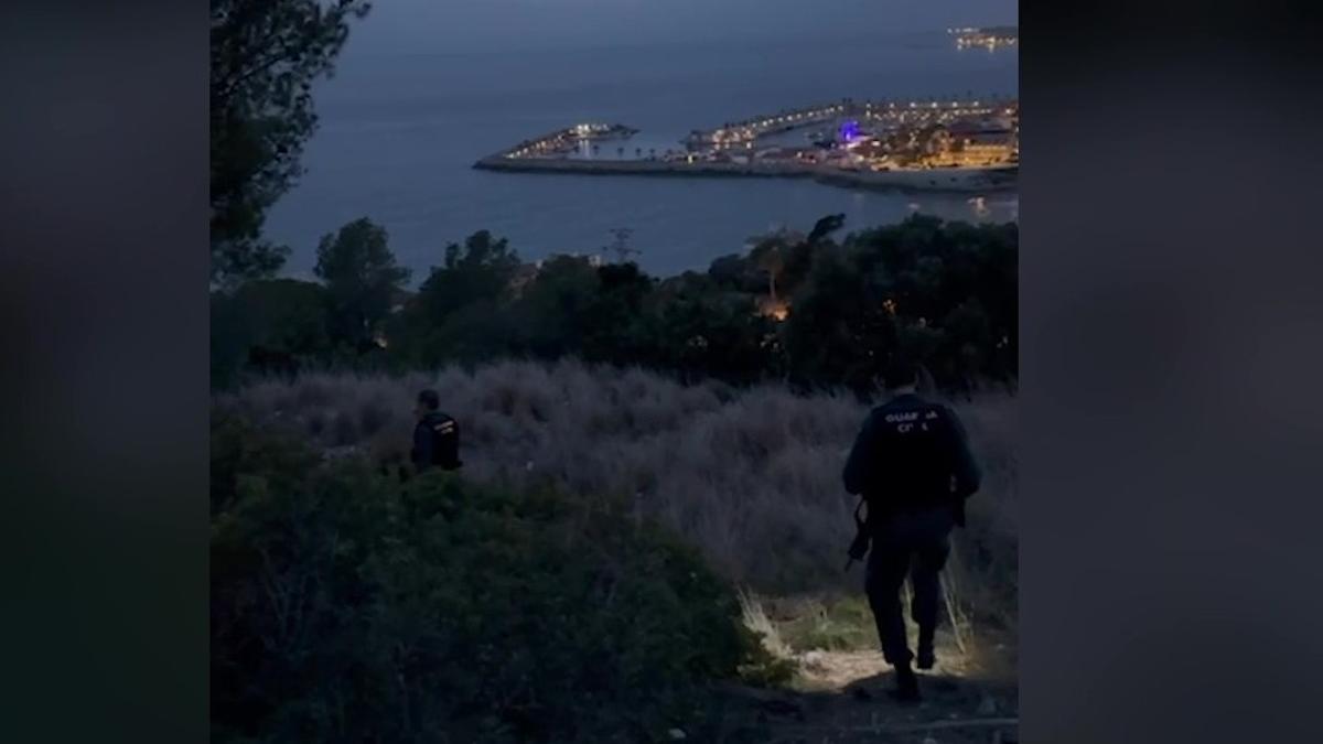 Detenido tras lanzarse por un barranco para escapar de un control de la Guardia Civil en Sitges