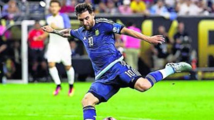 Leo Messi, el gran protagonista argentino de la Copa América.