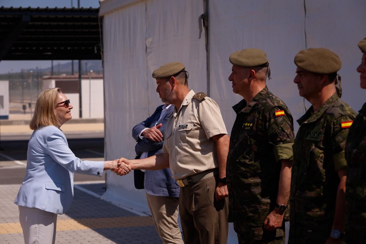 El Ejército recepciona las obras de urbanización de la Base Logística