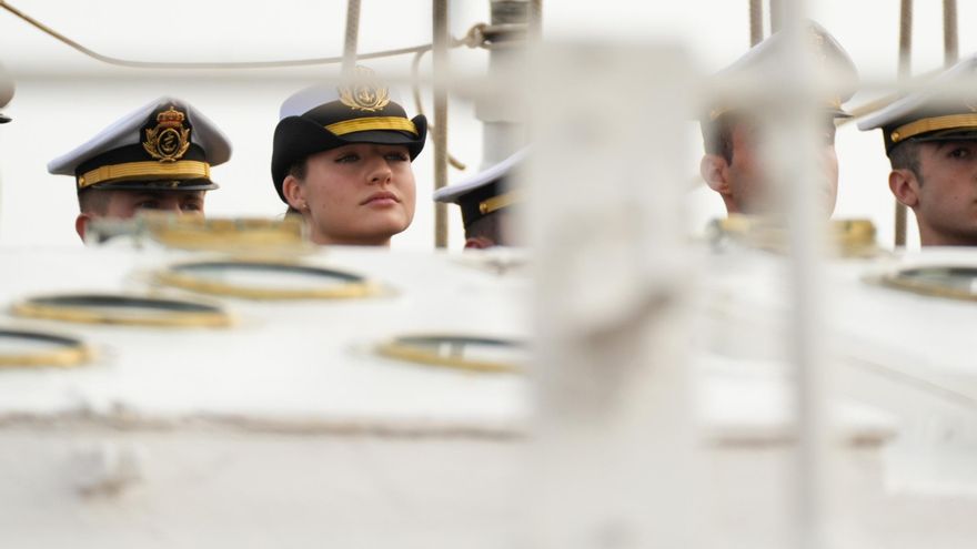 La Princesa Leonor pone rumbo a Tenerife