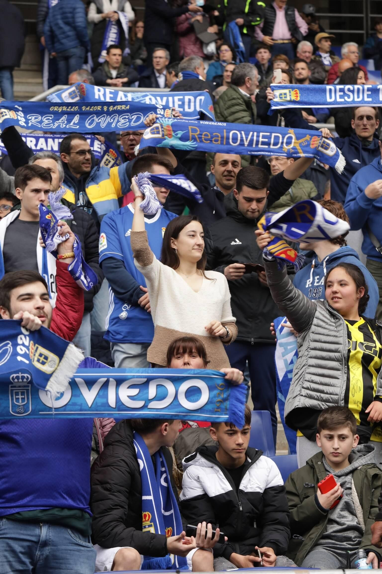 Así se vivió el encuentro entre el Real Oviedo y el Lugo