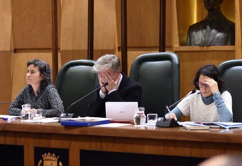 Pleno de reprobación del alcalde