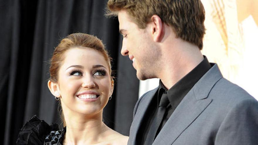 Miley Cyrus y Liam Hemsworth.