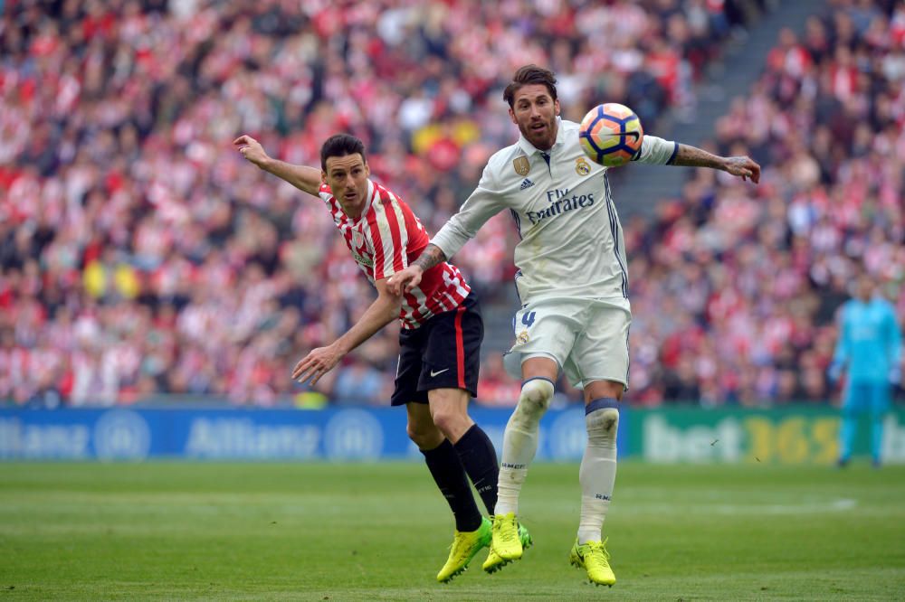Las mejores imágenes del partido entre el Athletic y el Real Madrid en San Mamés.
