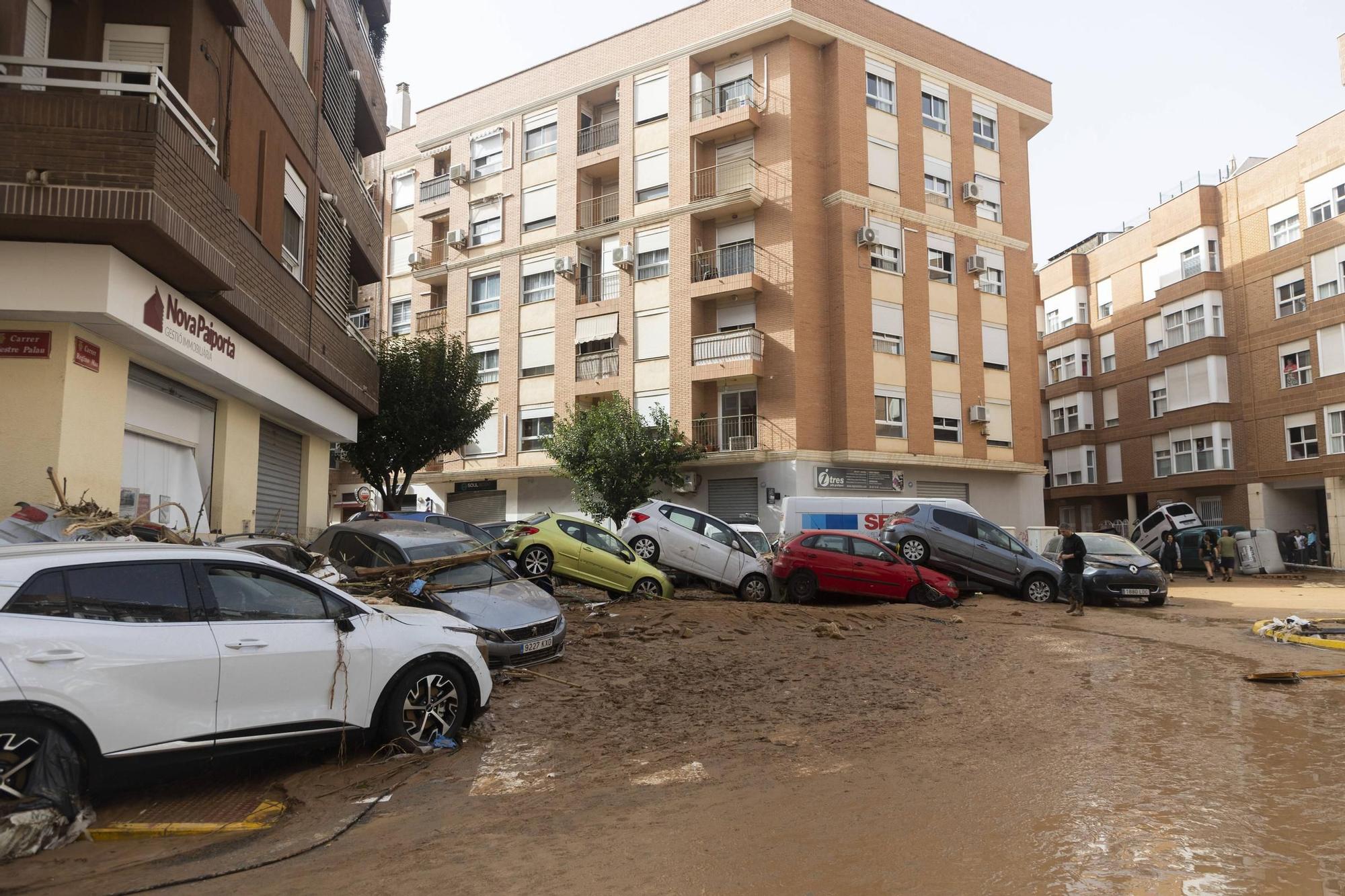 La devastación en Paiporta tras la catástrofe