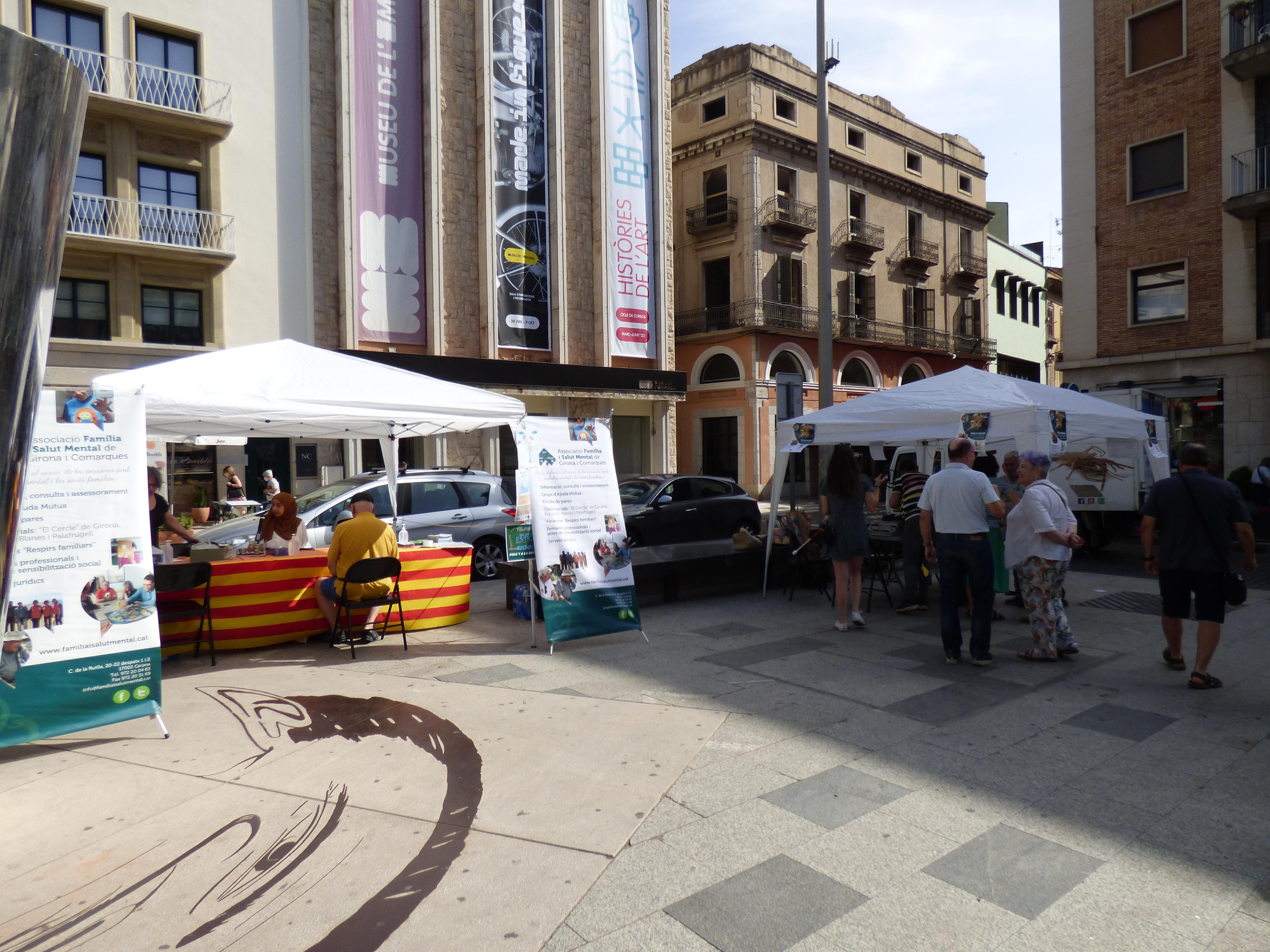 Figueres es posa a la pell de les persones cegues amb ONCE Catalunya