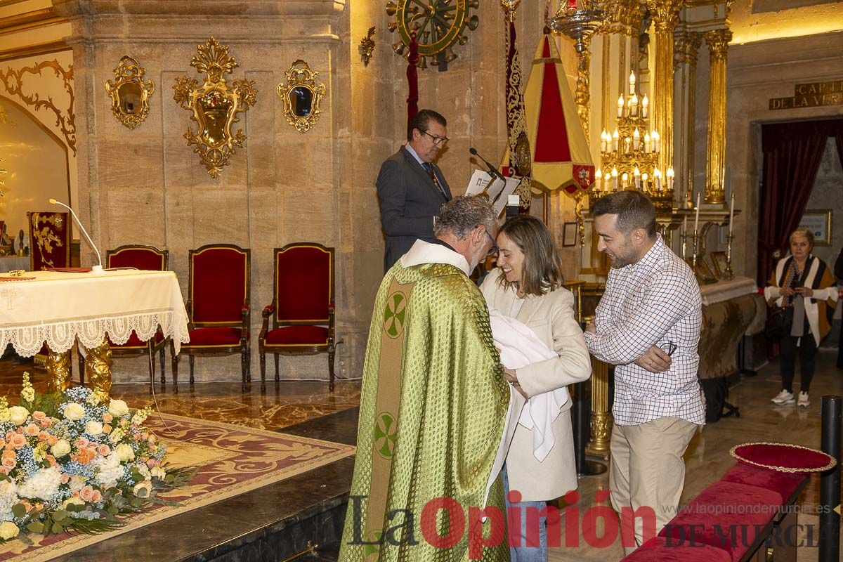 Presentación a la Vera Cruz de Caravaca de los niños nacidos en 2023