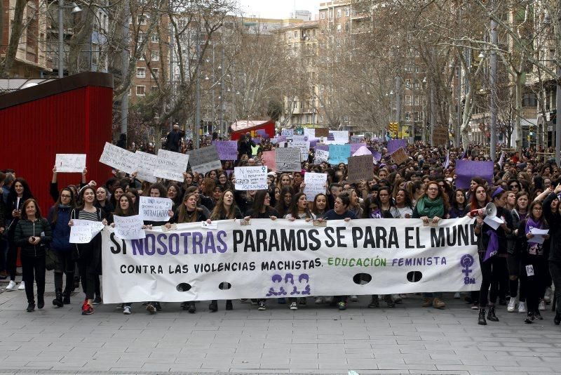 La jornada del 8M en Aragón