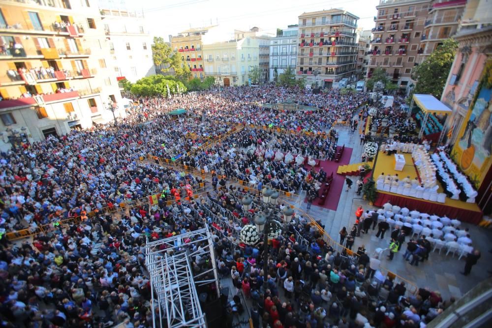 Misa d'Infants en la plaza d la Virgen de València 2018