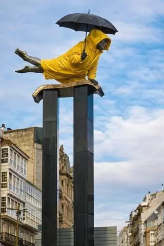 Al mal tiempo en Vigo... buena lluvia de memes