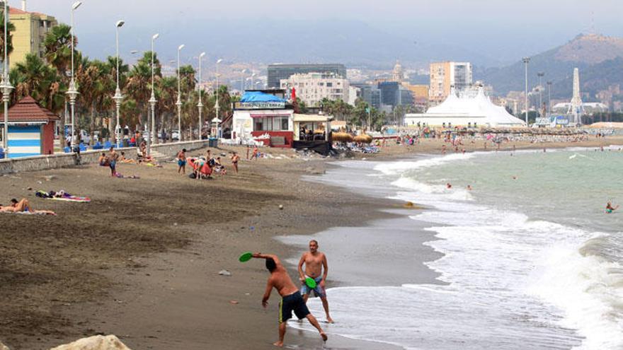 Playa de Huelin.