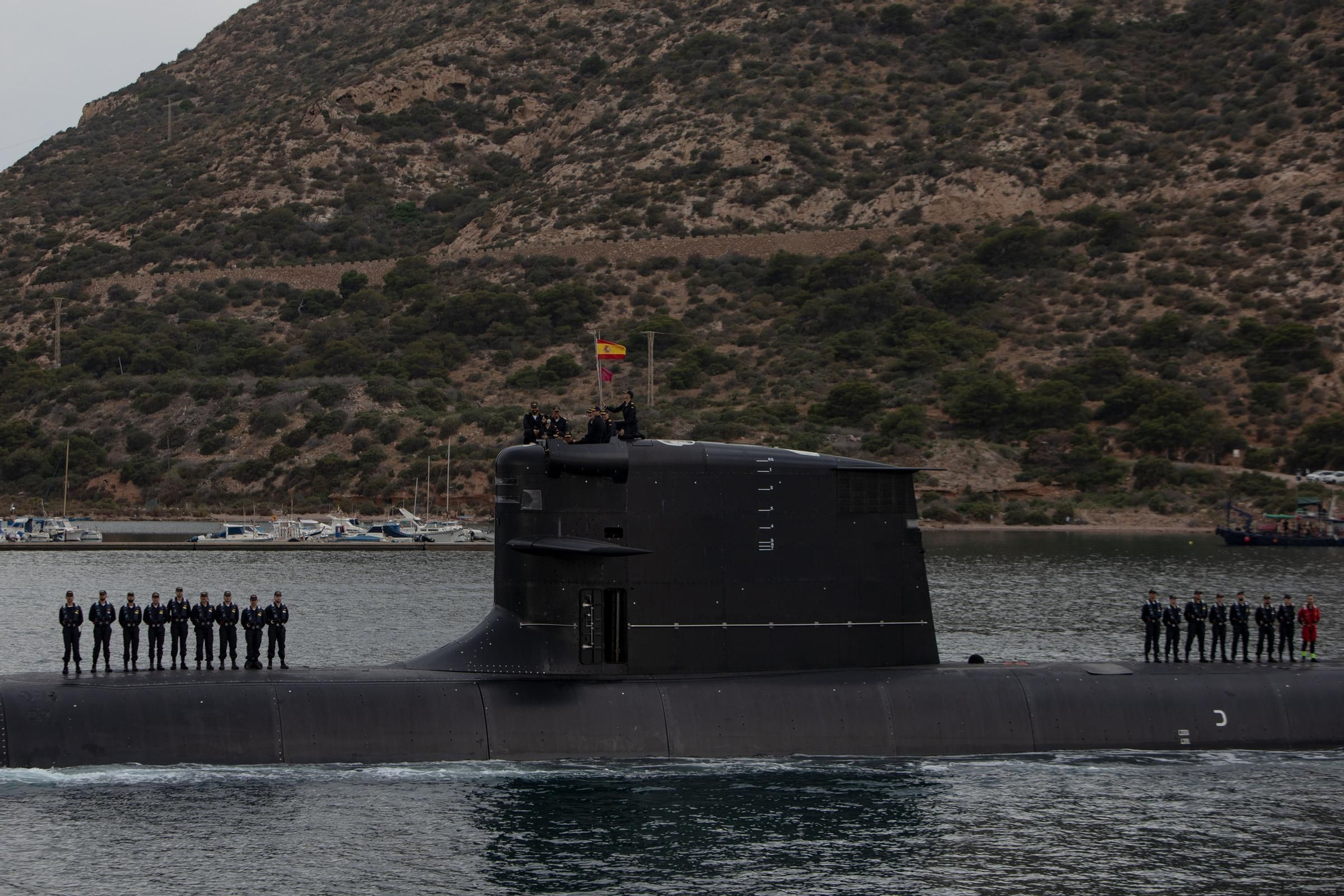 Así ha sido la visita del Rey Felipe VI en Cartagena para conocer el sumbarino S-81