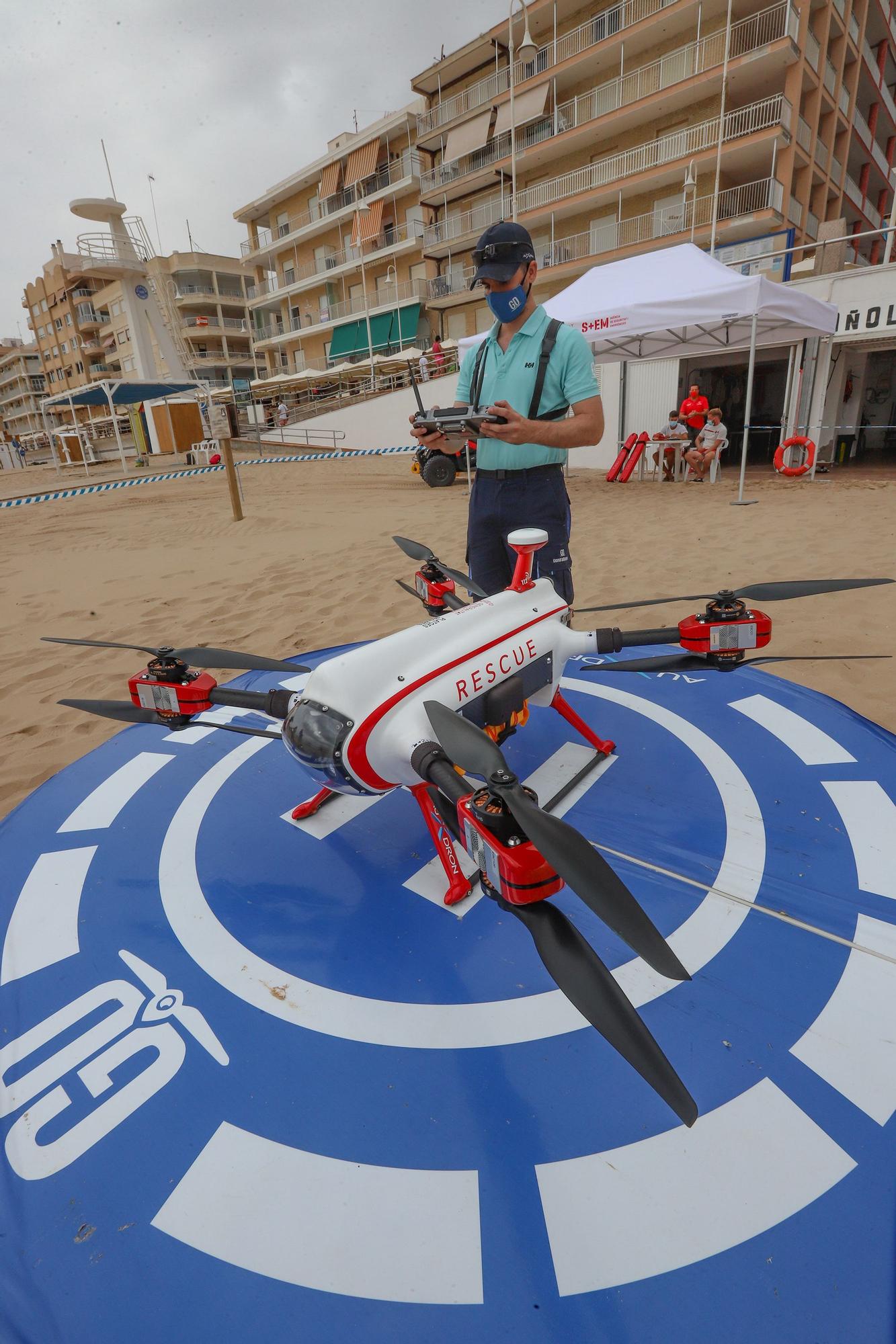 Guardamar del Segura estrena drones como "socorristas"