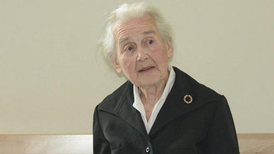 La octogenaria negacionista Ursula Haverbeck, de 87 años.