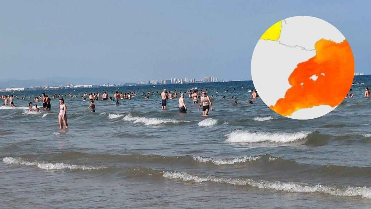 La temperatura del Mediterráneo en València roza los 30 grados y alcanza su récord de temperatura de 2026