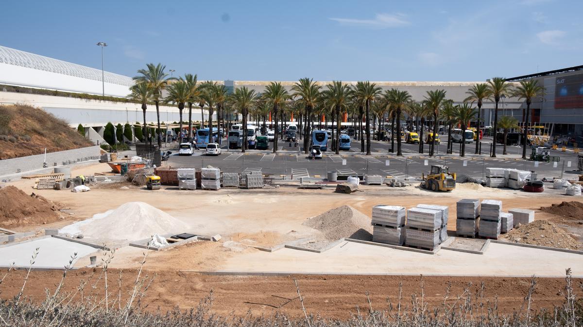 Obras en el aeropuerto de Palma