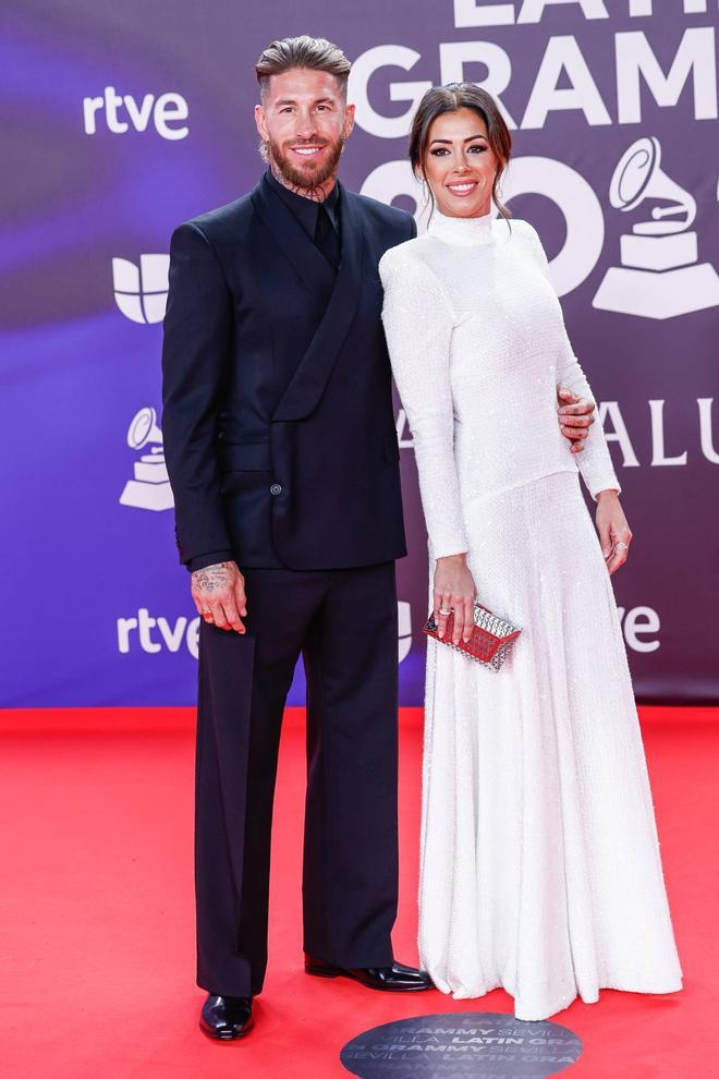Sergio Ramos en la alfombra roja de los Latin Grammy 2023 sin Pilar Rubio