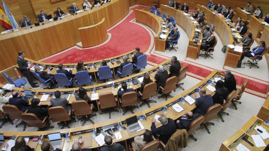 Sesión plenaria en el Parlamento de Galicia // X.Álvarez