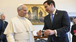 El Papa i Marco Rubio escenifiquen una trobada de gestos mesurats
