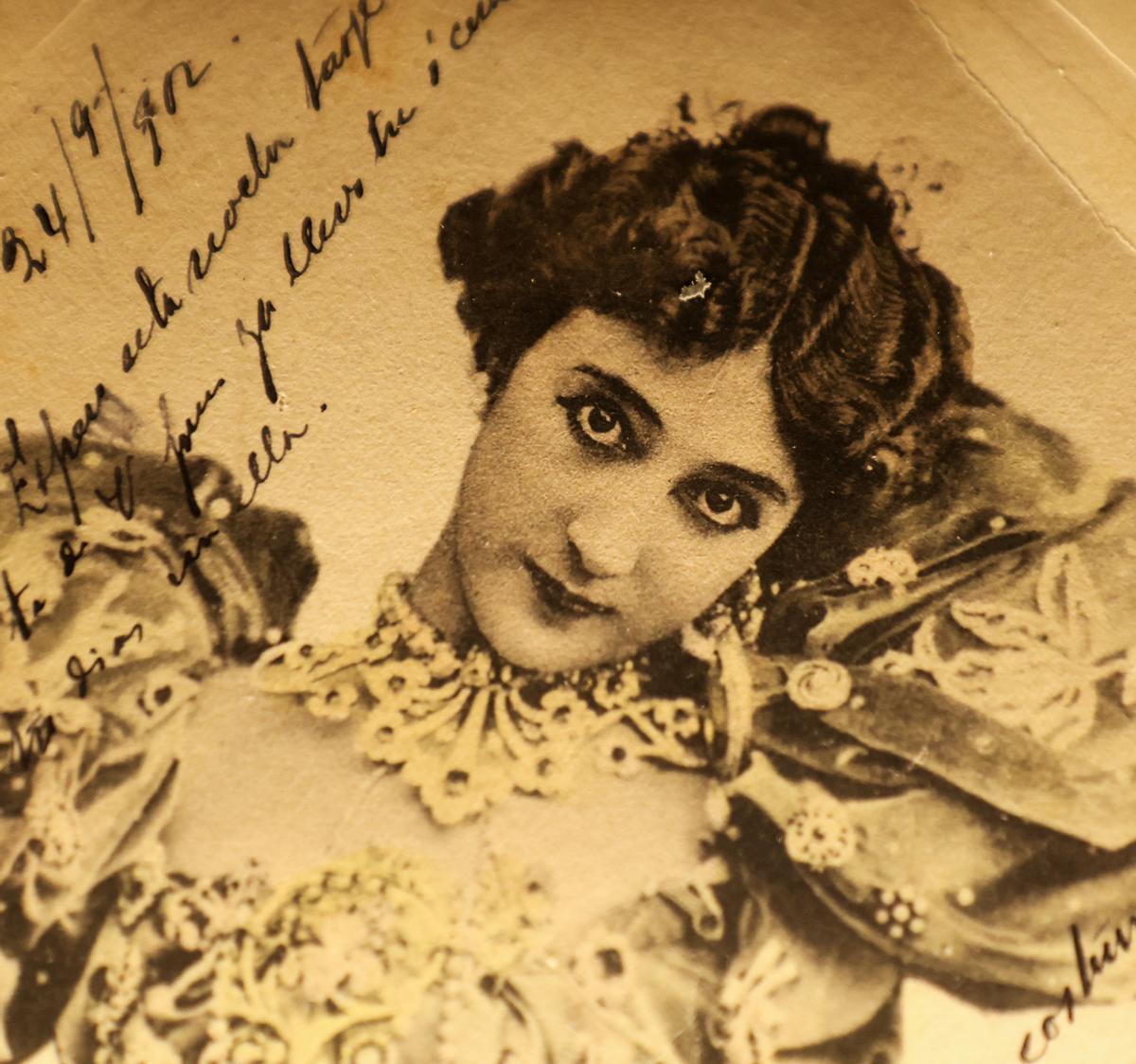 Una de las imágenes históricas de La Bella Otero.