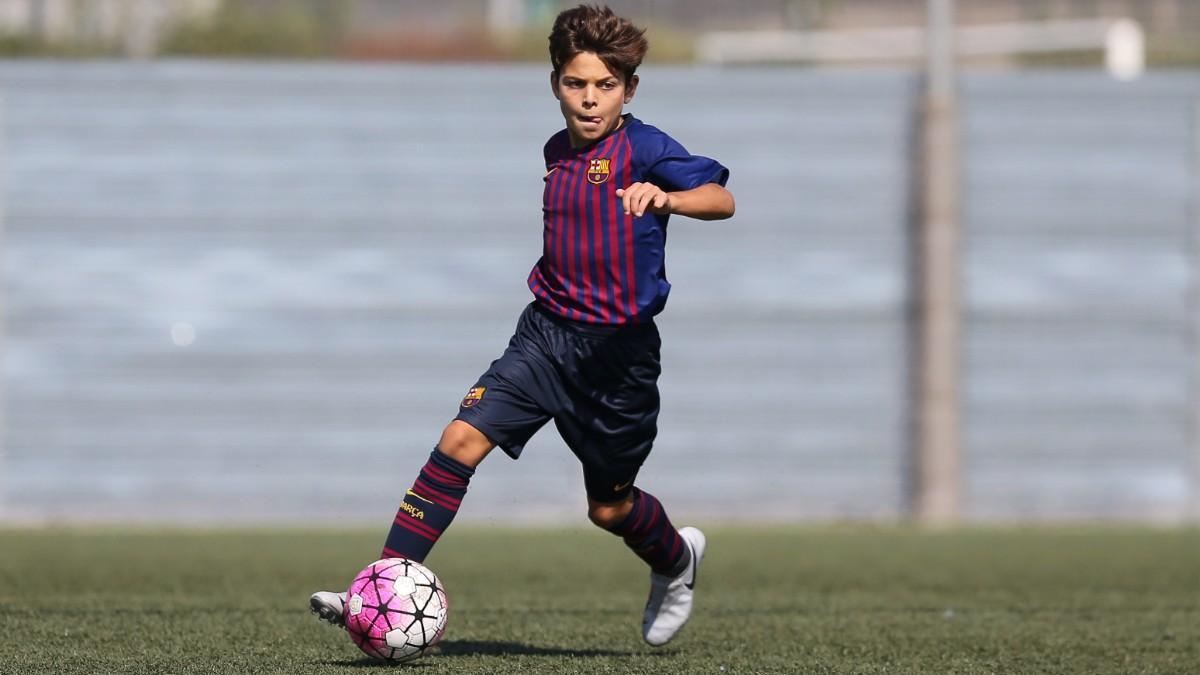 Xavi Espart jugó cuatro años en el fútbol-7 del Barça