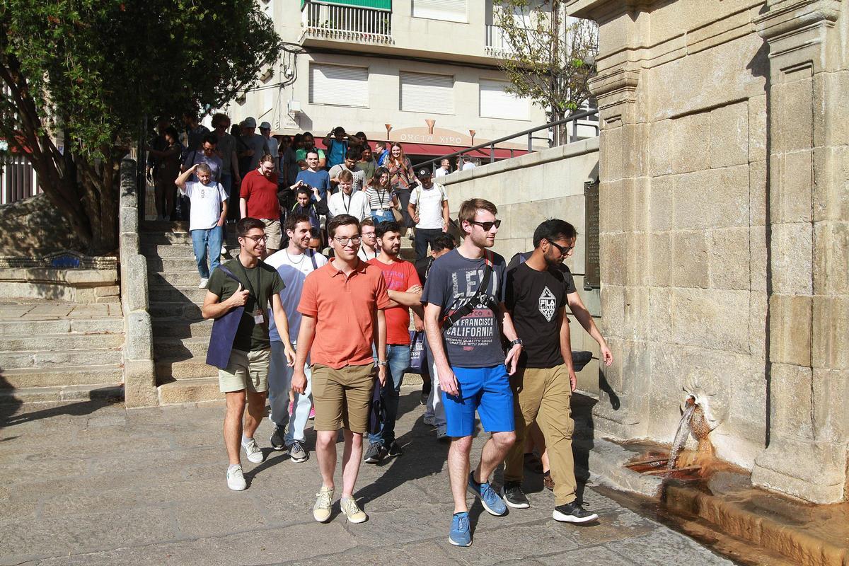 Visita a la fuente de As Burgas.