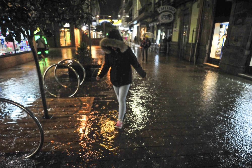 Los efectos de la borrasca Elsa en Galicia