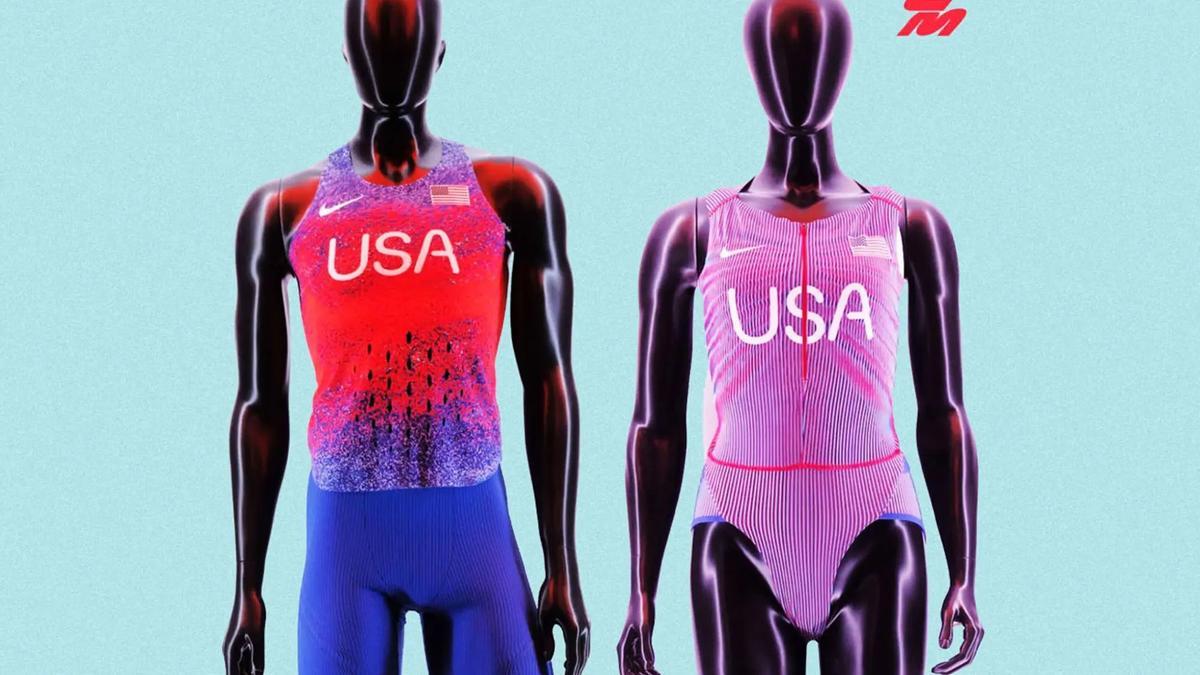Los nuevos uniformes desvelados por Nike de atletismo para París-2024.