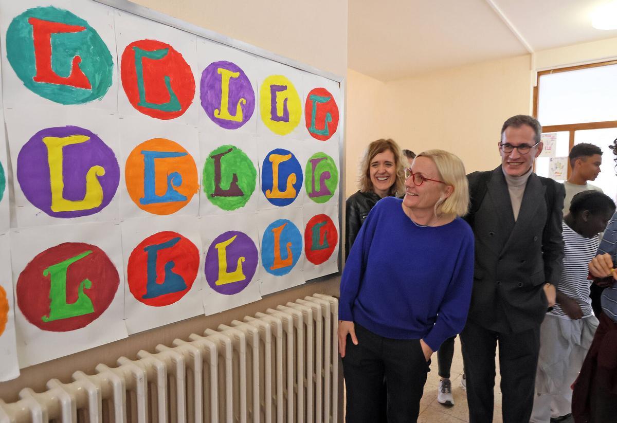 la directora de l'Oms, Gemma Vilaseca, amb Valentí Oviedo