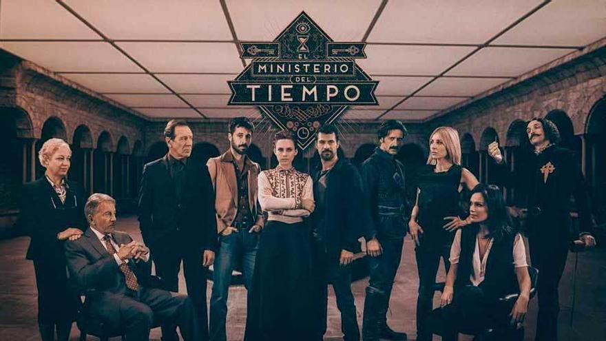 Cartel de la serie española &quot;El Ministerio del Tiempo&quot;.