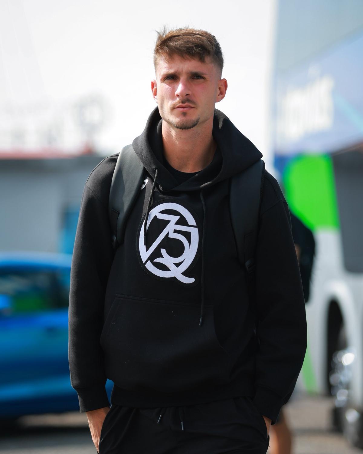 Carlo Adriano García, futbolista profesional natural de Vila-real y ex del Villarreal CF, que milita en el Querétaro FC.