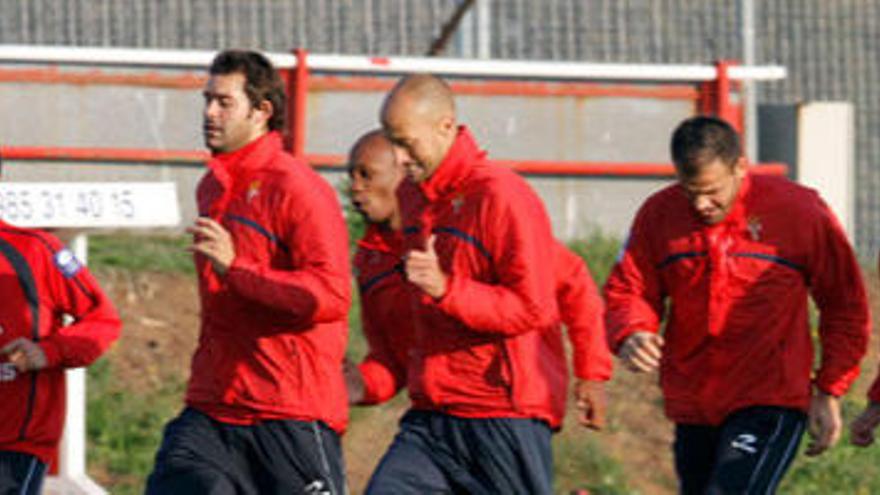 Entrenamiento del Sporting.