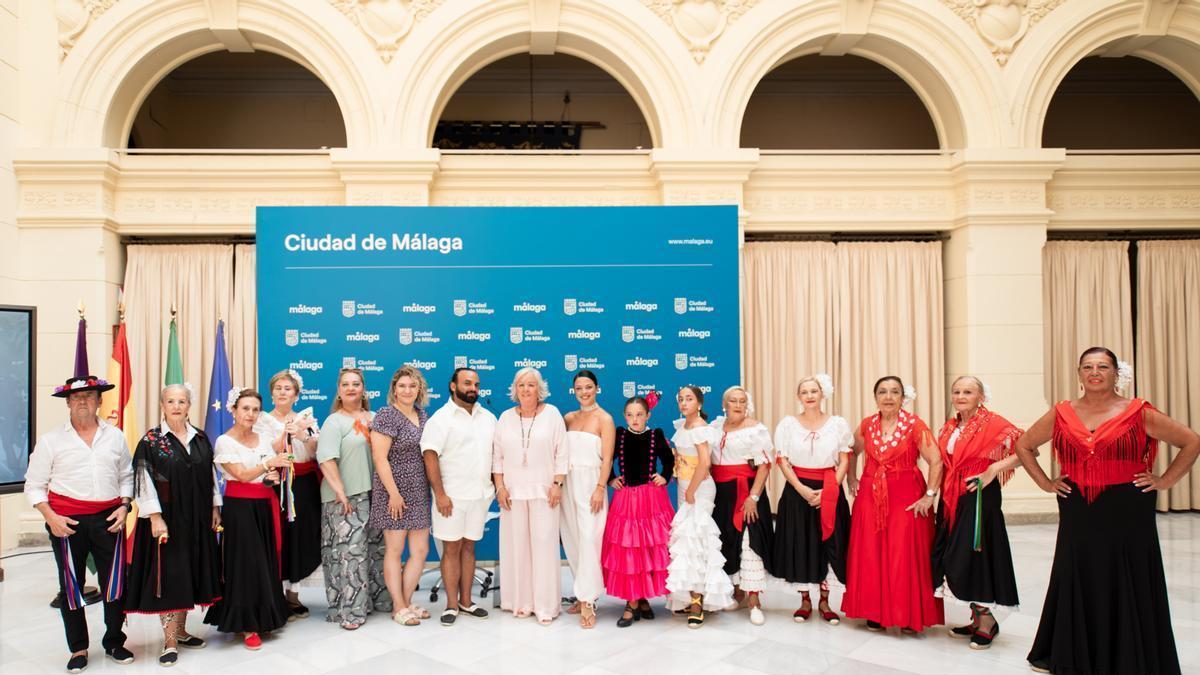 Presentación del Certamen de Baile que se celebrará en el Eduardo Ocón, de Málaga.