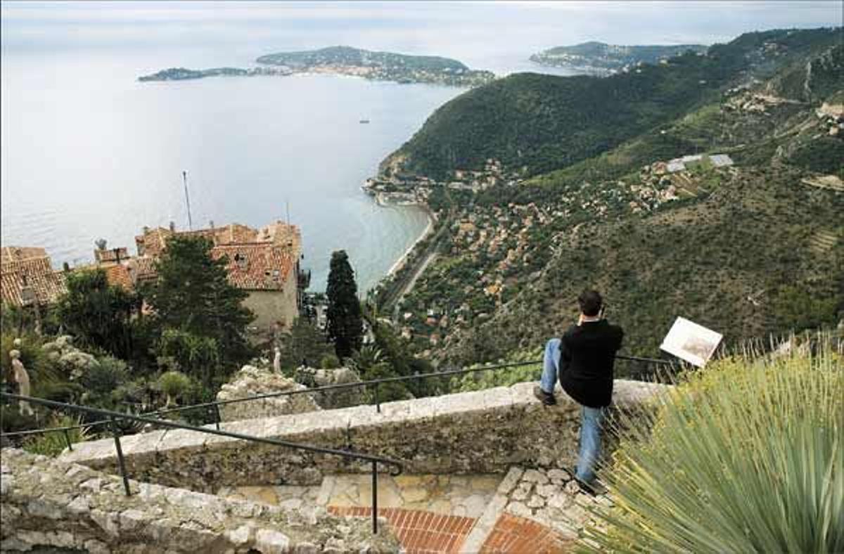 El Jardín
Exótico de Eze, con vistas
al mar Mediterráneo.